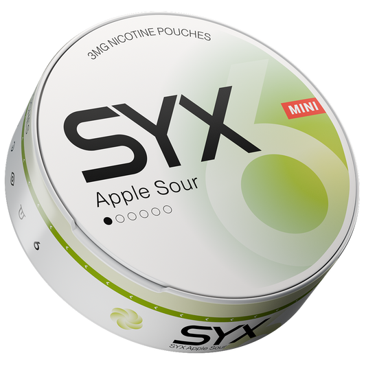 Syx Mini Apple Sour 3mg