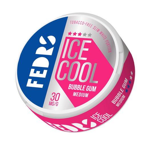 Fedrs Ice Cool Medium Bubble Gum